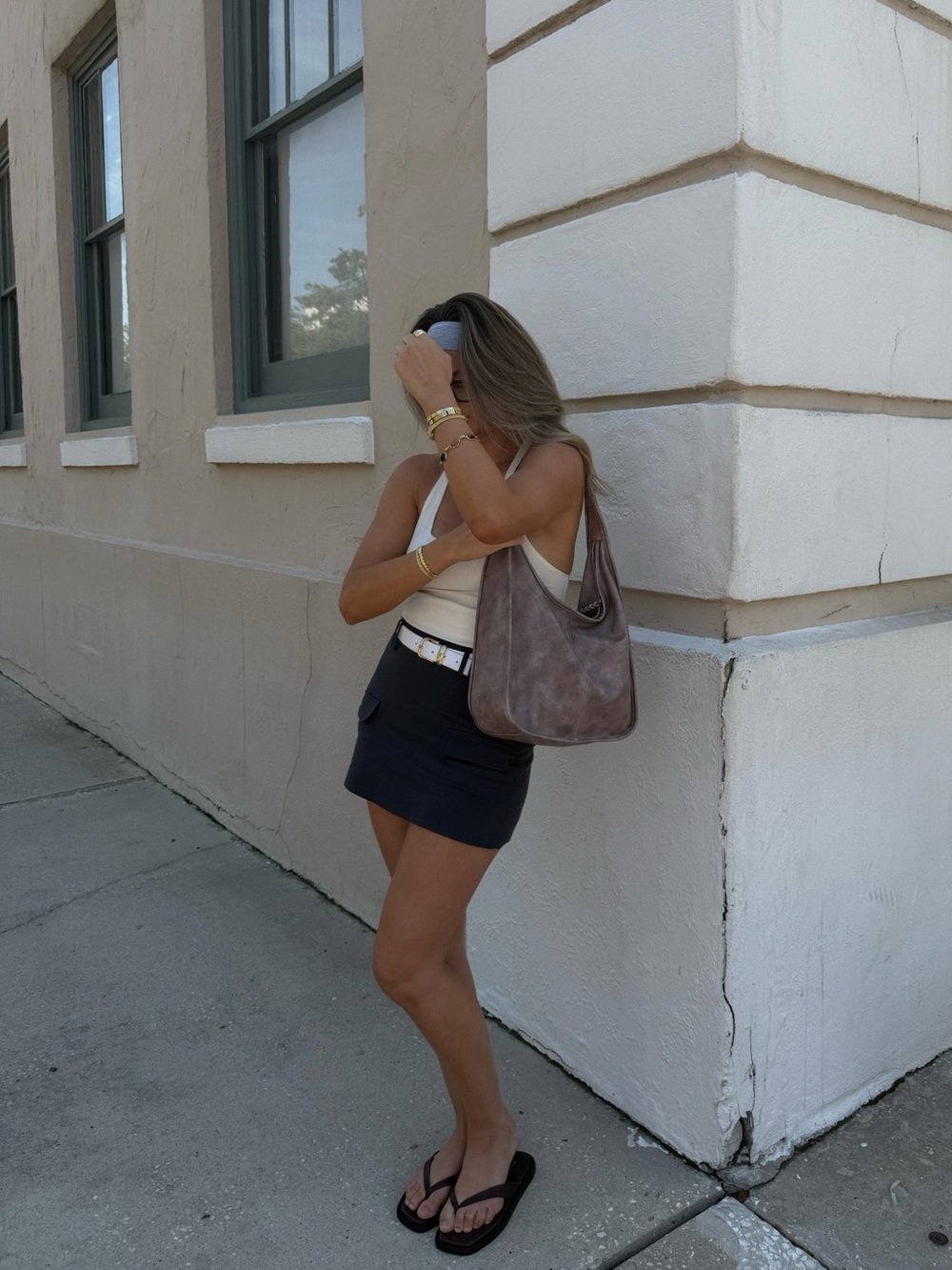 DISSH Dark Grey Mini Skort